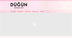Desktop Screenshot of dugunmodaeviafyon.com